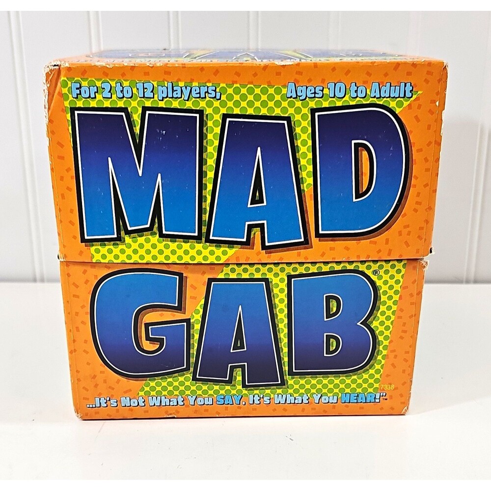 Patch Products Mad Gab Word Board Game Complete 2-12 Players Ages 10+ 7338